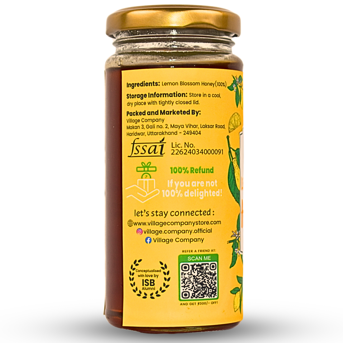 Lemon Blossom Raw Organic Honey