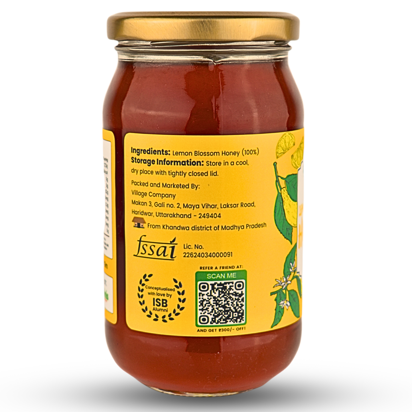 Lemon Blossom Raw Organic Honey