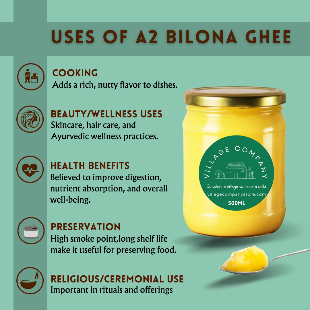 uses of A2 bilona ghee