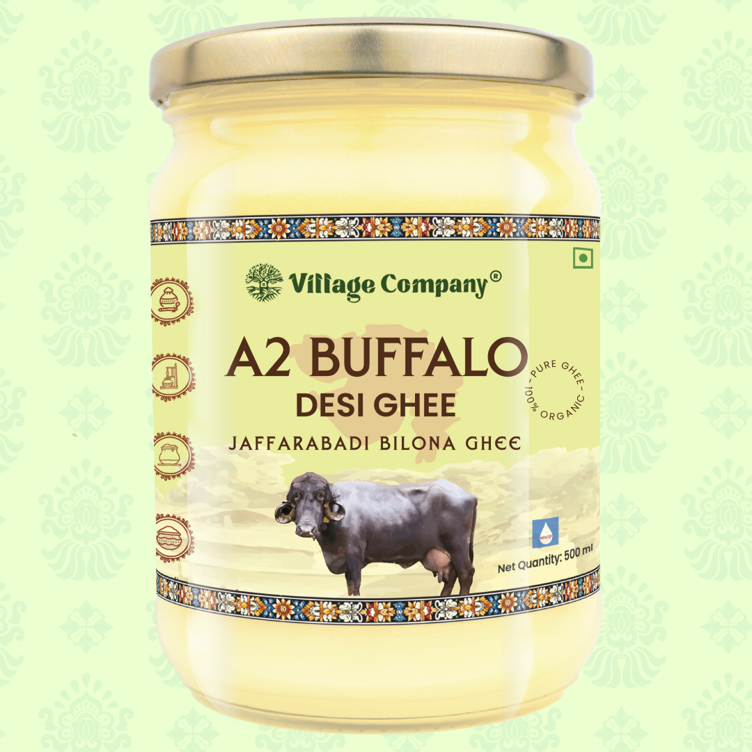 A2 Bilona Jaffarabadi Buffalo Ghee from Villages of Gujarat