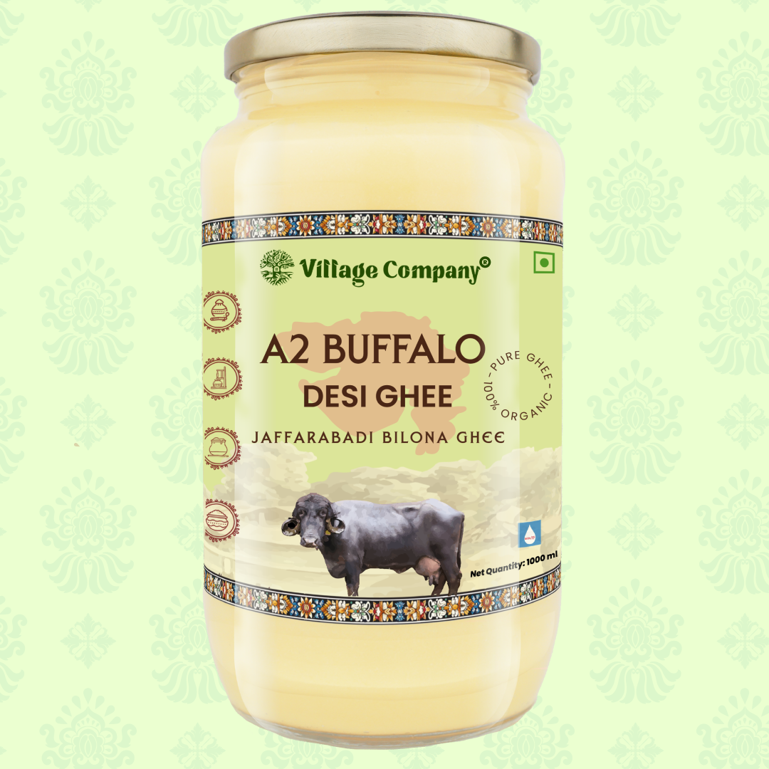 A2 Bilona Jaffarabadi Buffalo Ghee from Villages of Gujarat