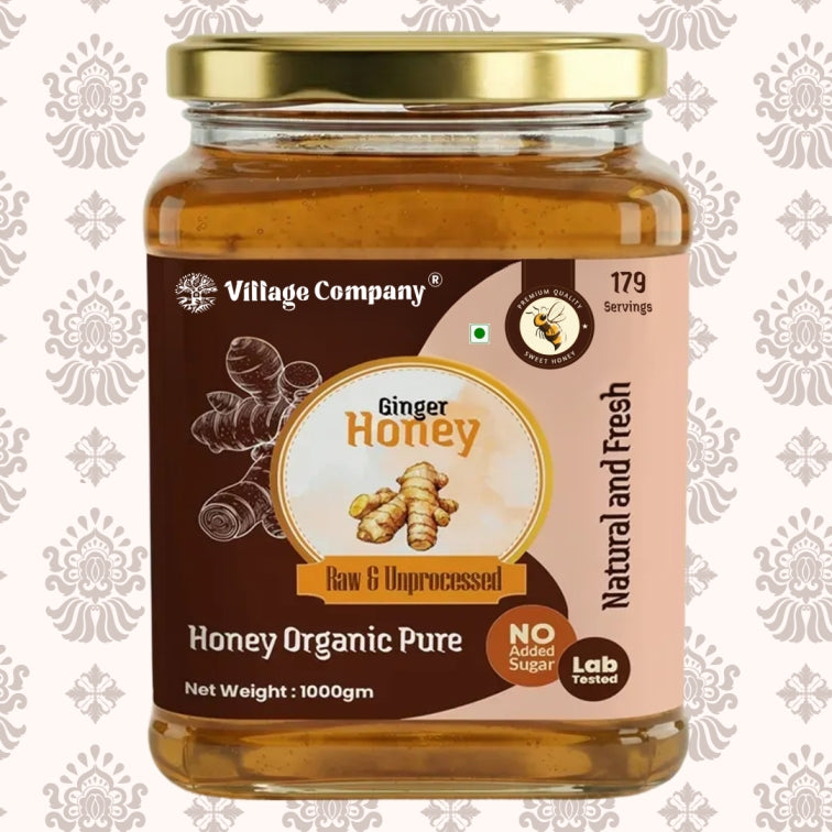 Ginger Blossom Raw Organic Honey