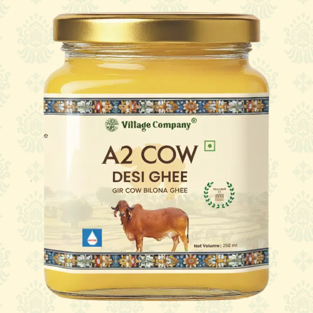 A2 Gir Cow Bilona Ghee from Villages of Gujarat