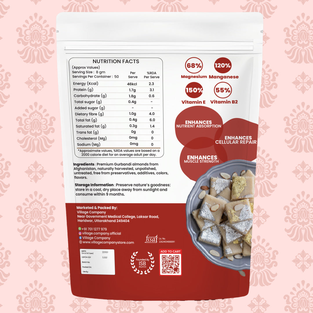 Village Company-Farm Fresh Gurbandi Almonds