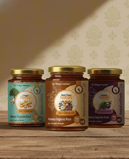 Raw Organic Flower Blossom Honey
