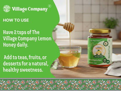 Lemon Blossom Raw Organic Honey