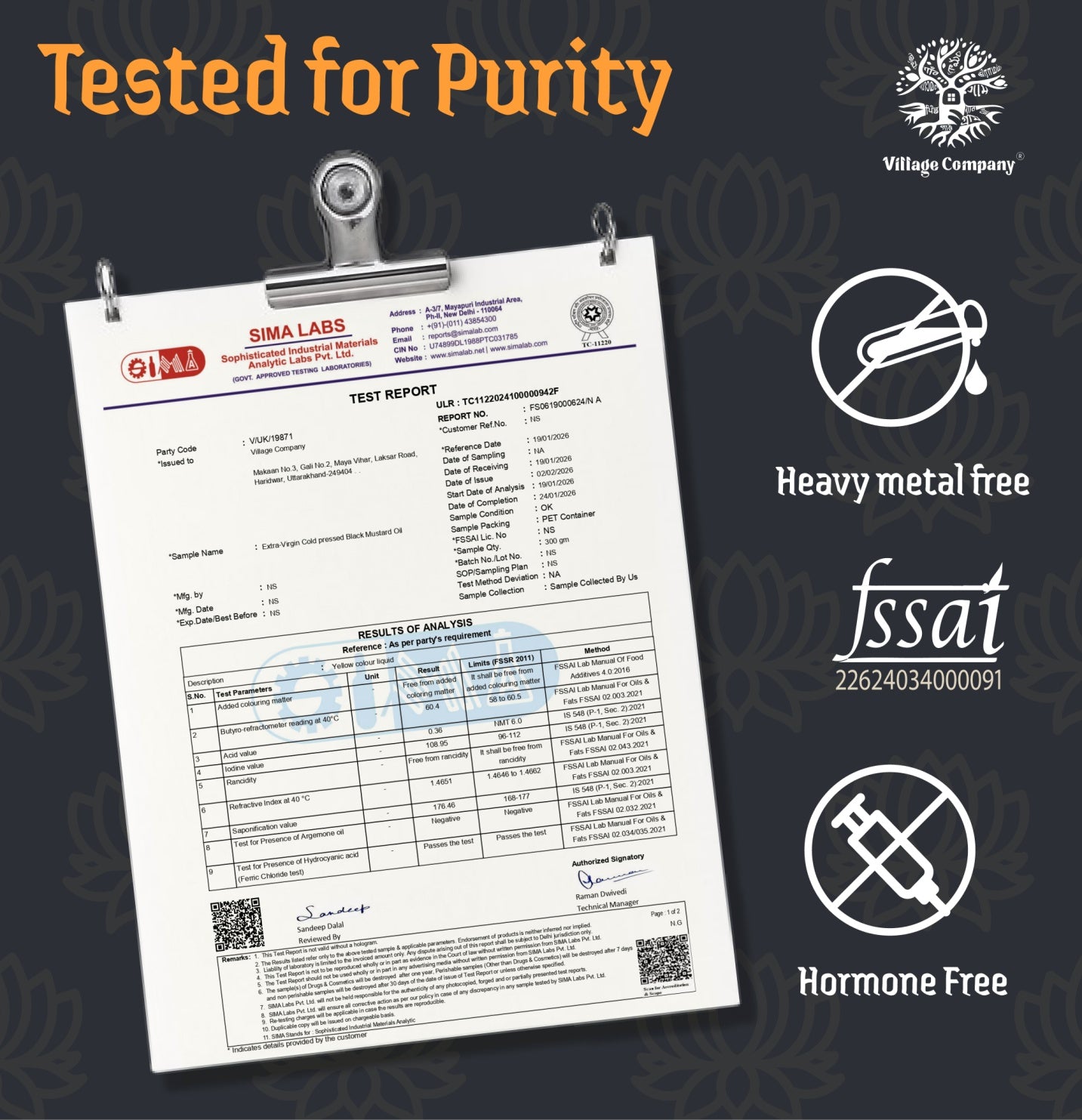 Unrefined Wood-Pressed Black Mustard Oil | Cold-Pressed | Glass Bottle | Highest Pungency | Nothing Added or Extracted |