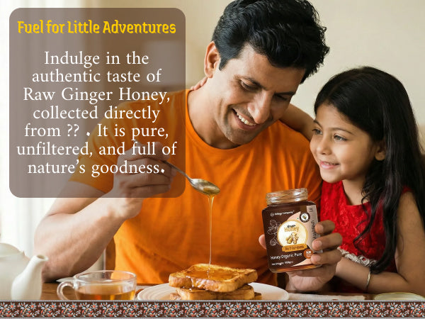 Ginger Blossom Raw Organic Honey
