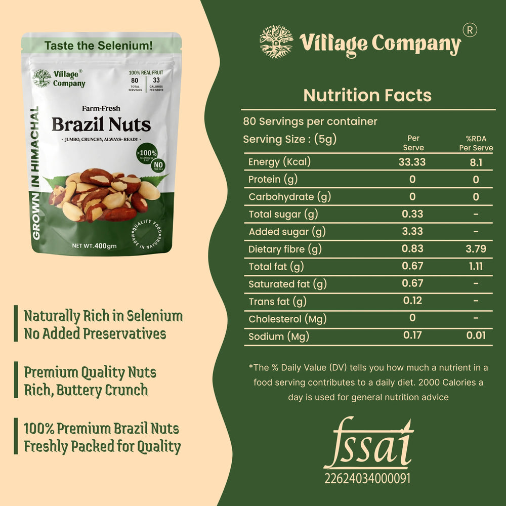 Village Company Farm Fresh Brazil Nuts