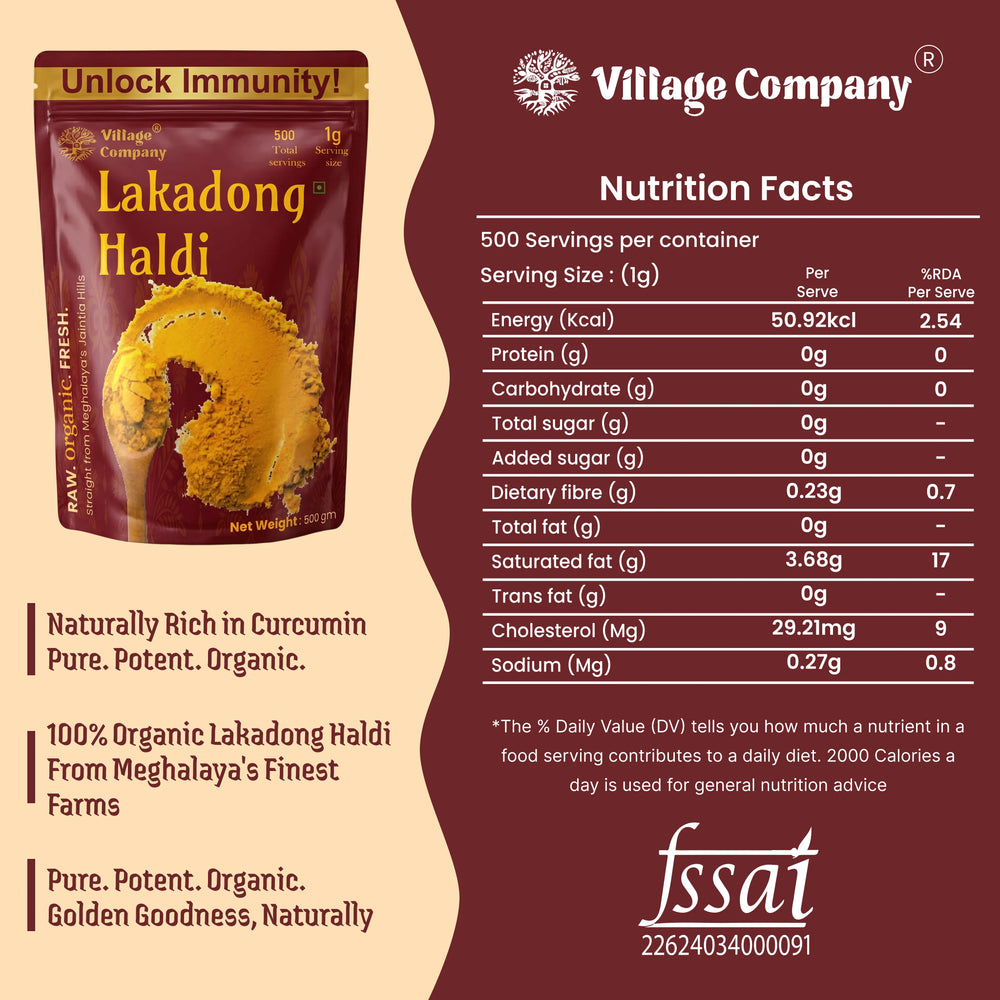 Lakadong Haldi – Authentic Meghalaya Turmeric Powder