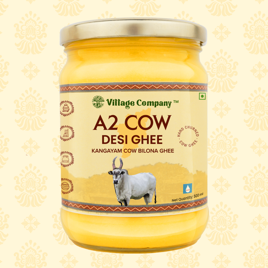 A2 Kangayam Cow Bilona Ghee from Villages of Tamil Nadu