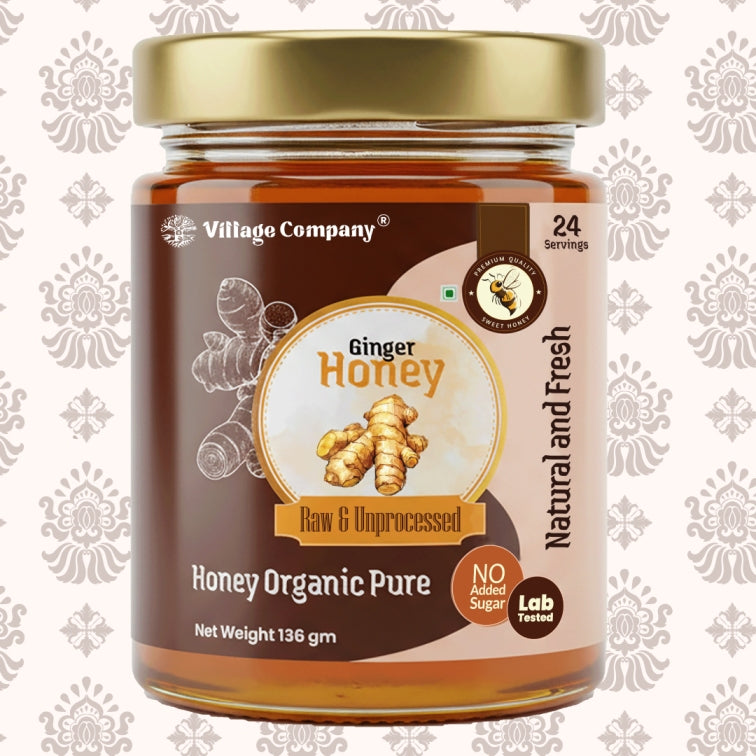 Ginger Blossom Raw Organic Honey