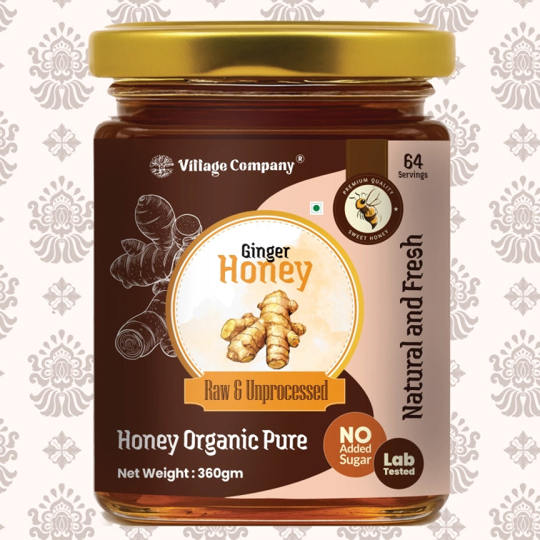 Ginger Blossom Raw Organic Honey