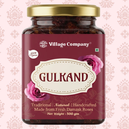 Village Company Desmark Rose Gulkand | Natural Rose Petal Preserve