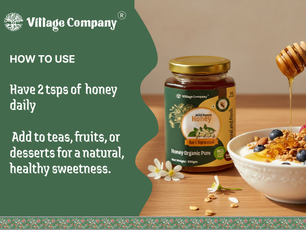 Wild Forest Blossom Raw Organic Honey