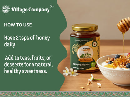 Wild Forest Blossom Raw Organic Honey