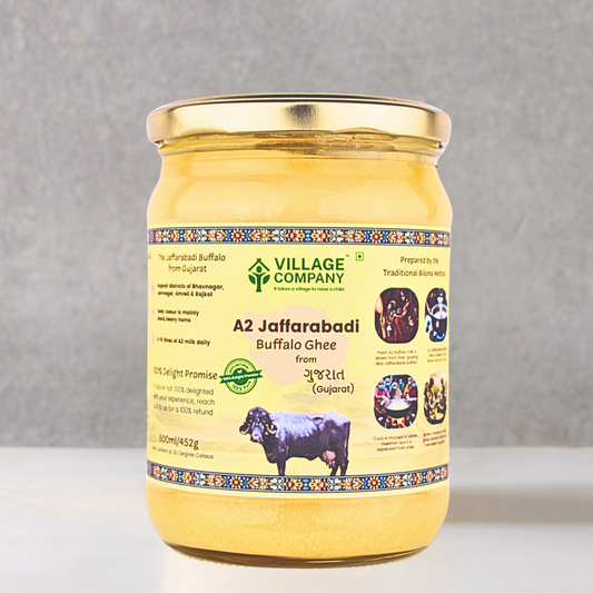 A2 Jaffarabadi Buffalo Bilona Ghee from Villages of Gujarat