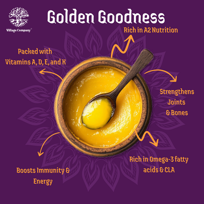 A2 Bilona Kankrej Cow Bilona Ghee from Villages of Rajasthan