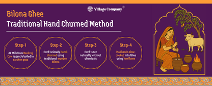 A2 Bilona Kankrej Cow Bilona Ghee from Villages of Rajasthan