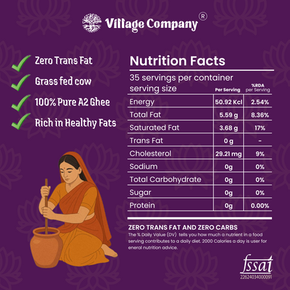 A2 Bilona Kankrej Cow Bilona Ghee from Villages of Rajasthan