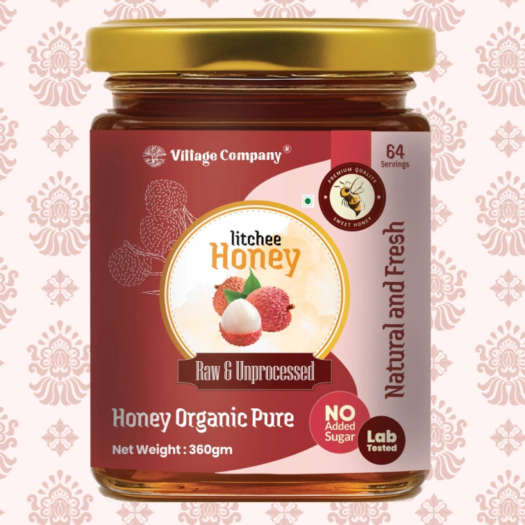 Litchi  Blossom Raw Organic Honey