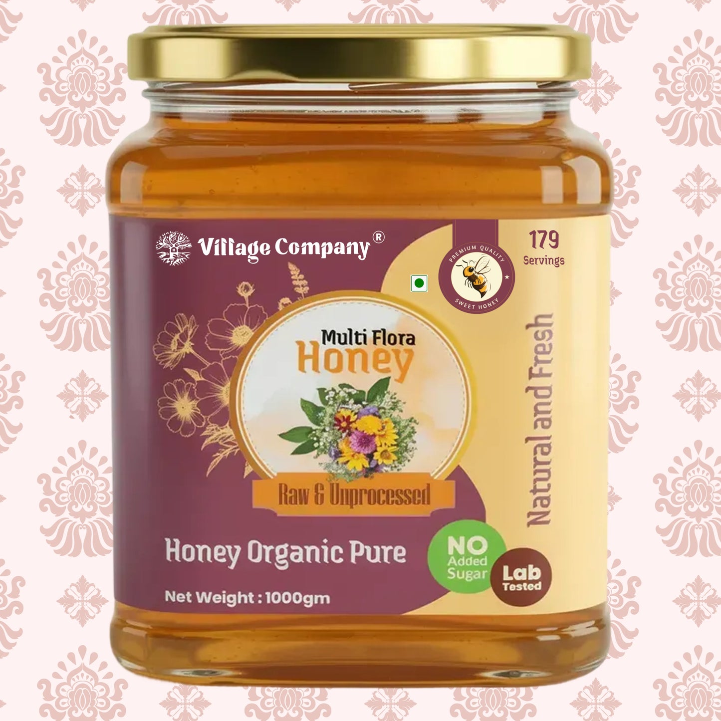 Village Company Organic Multiflora Honey