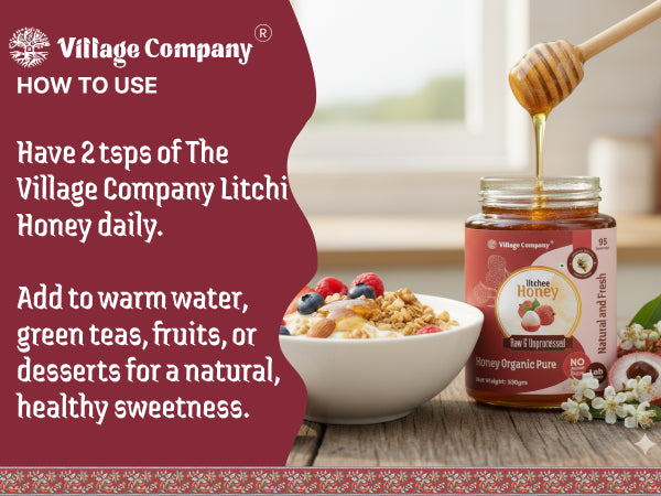 Litchi  Blossom Raw Organic Honey