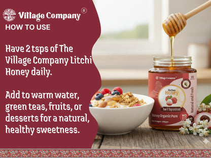 Litchi  Blossom Raw Organic Honey