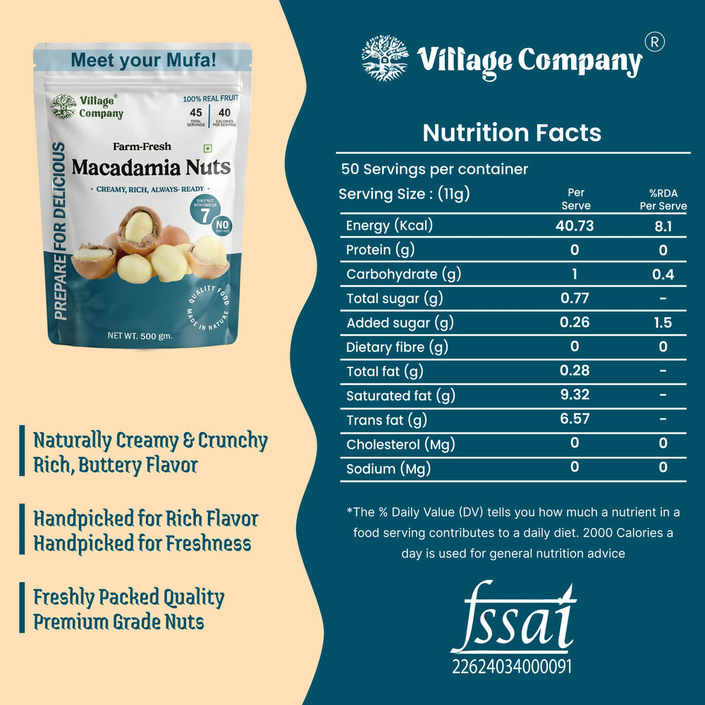 Village Company Farm Fresh Macadamia Nuts