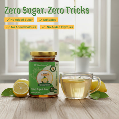 Lemon Blossom Raw Organic Honey