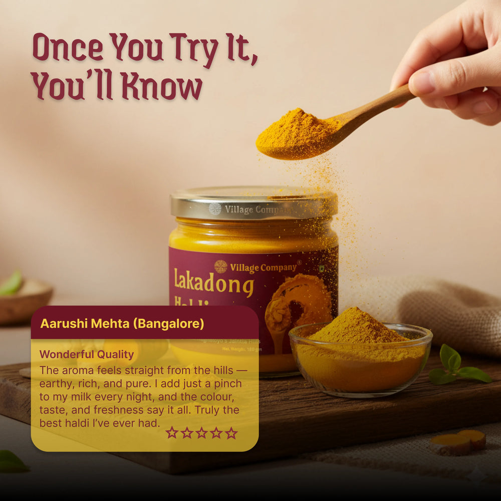 Lakadong Haldi – Authentic Meghalaya Turmeric Powder