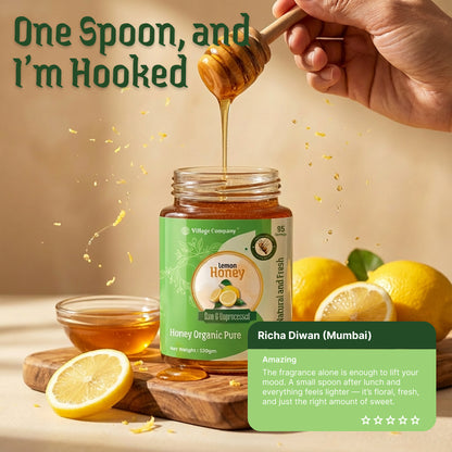 Lemon Blossom Raw Organic Honey