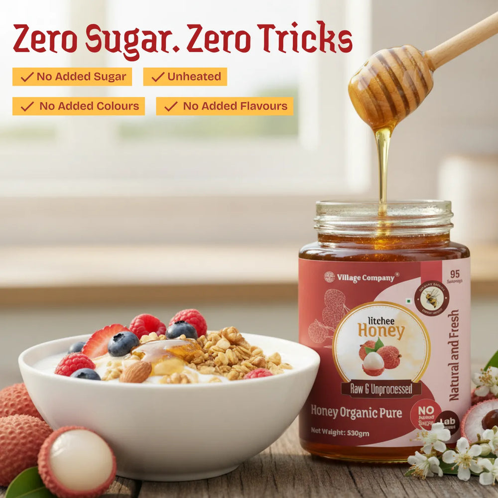 Litchi  Blossom Raw Organic Honey