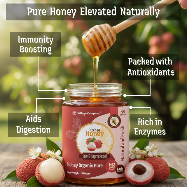 Litchi  Blossom Raw Organic Honey