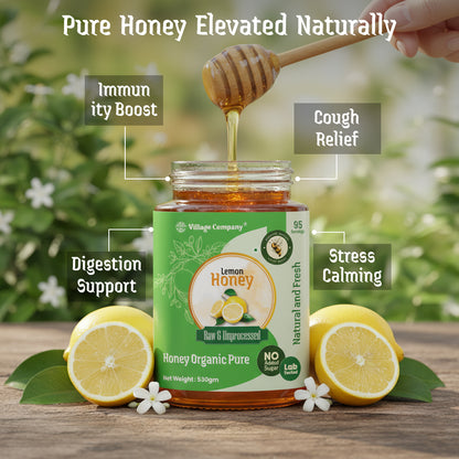 Lemon Blossom Raw Organic Honey