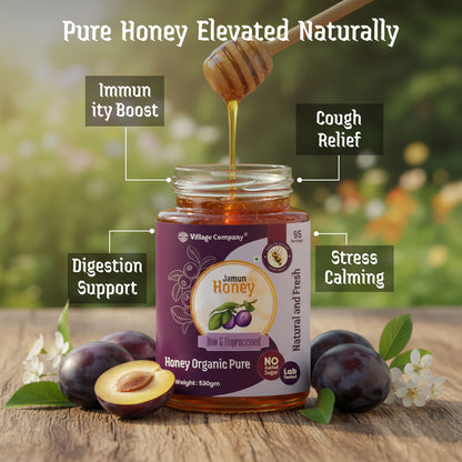 Jamun Blossom Raw Organic Honey