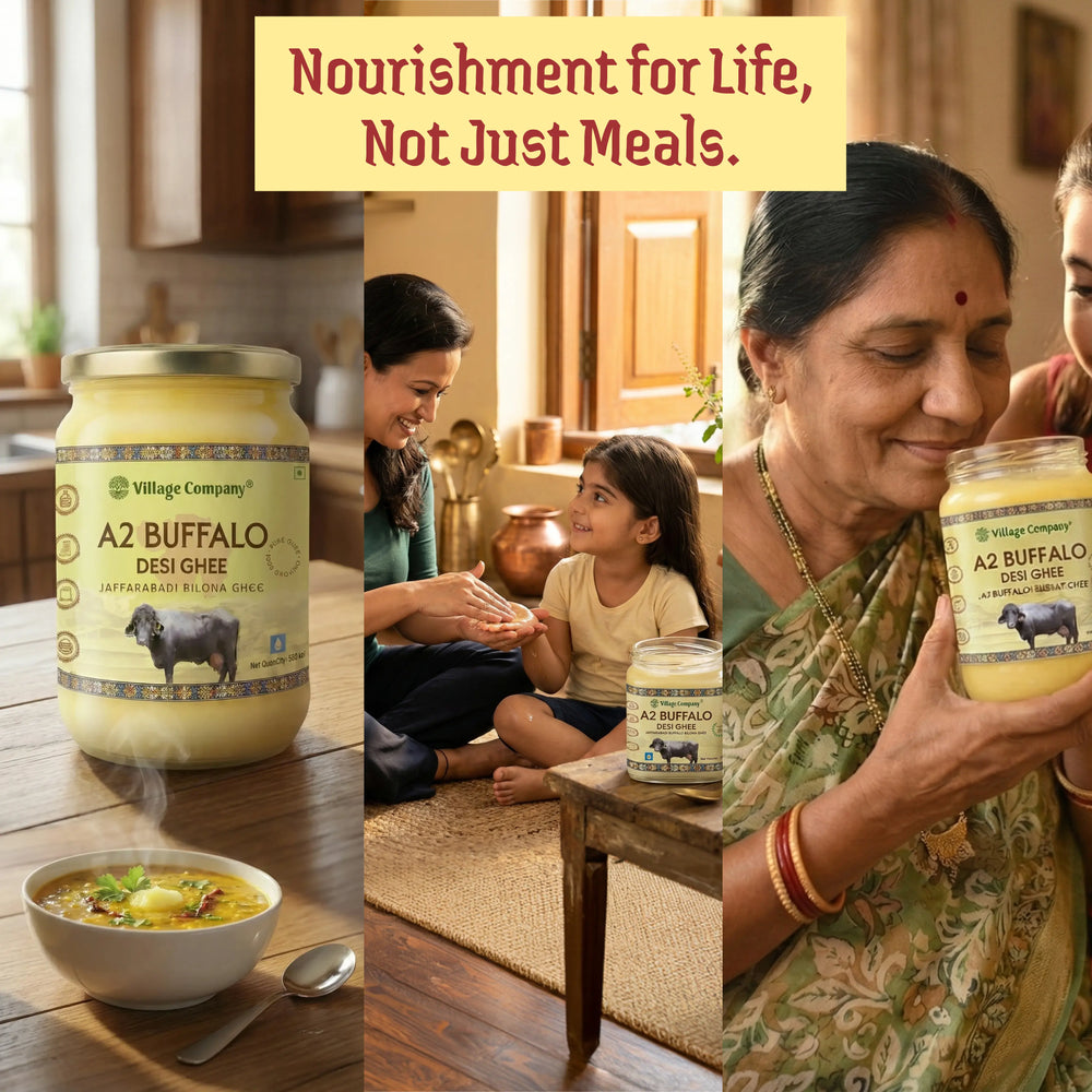 A2 Bilona Jaffarabadi Buffalo Ghee from Villages of Gujarat