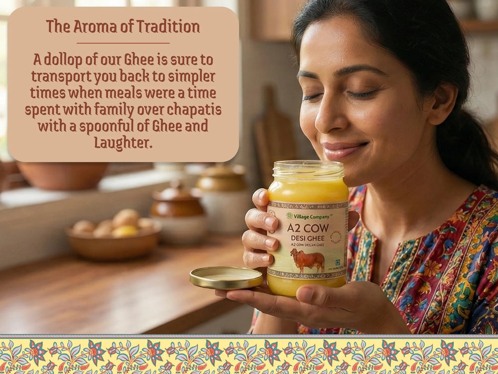 A2 Gir Cow Bilona Ghee from Villages of Gujarat