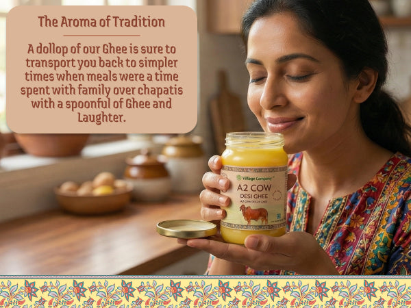 A2 Gir Cow Bilona Ghee from Villages of Gujarat