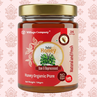 Tulsi Blossom Raw Organic Honey