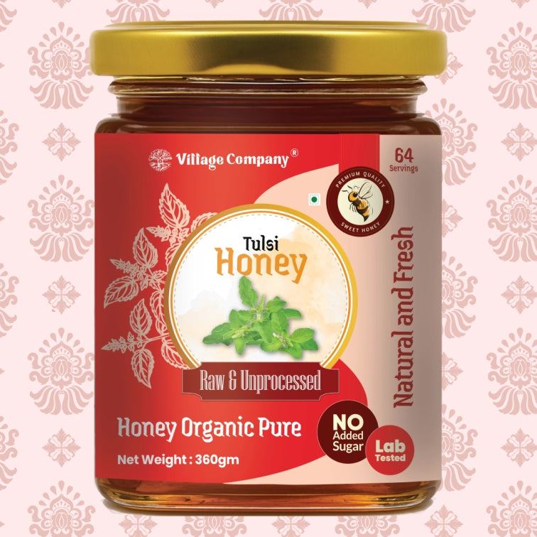 Tulsi Blossom Raw Organic Honey