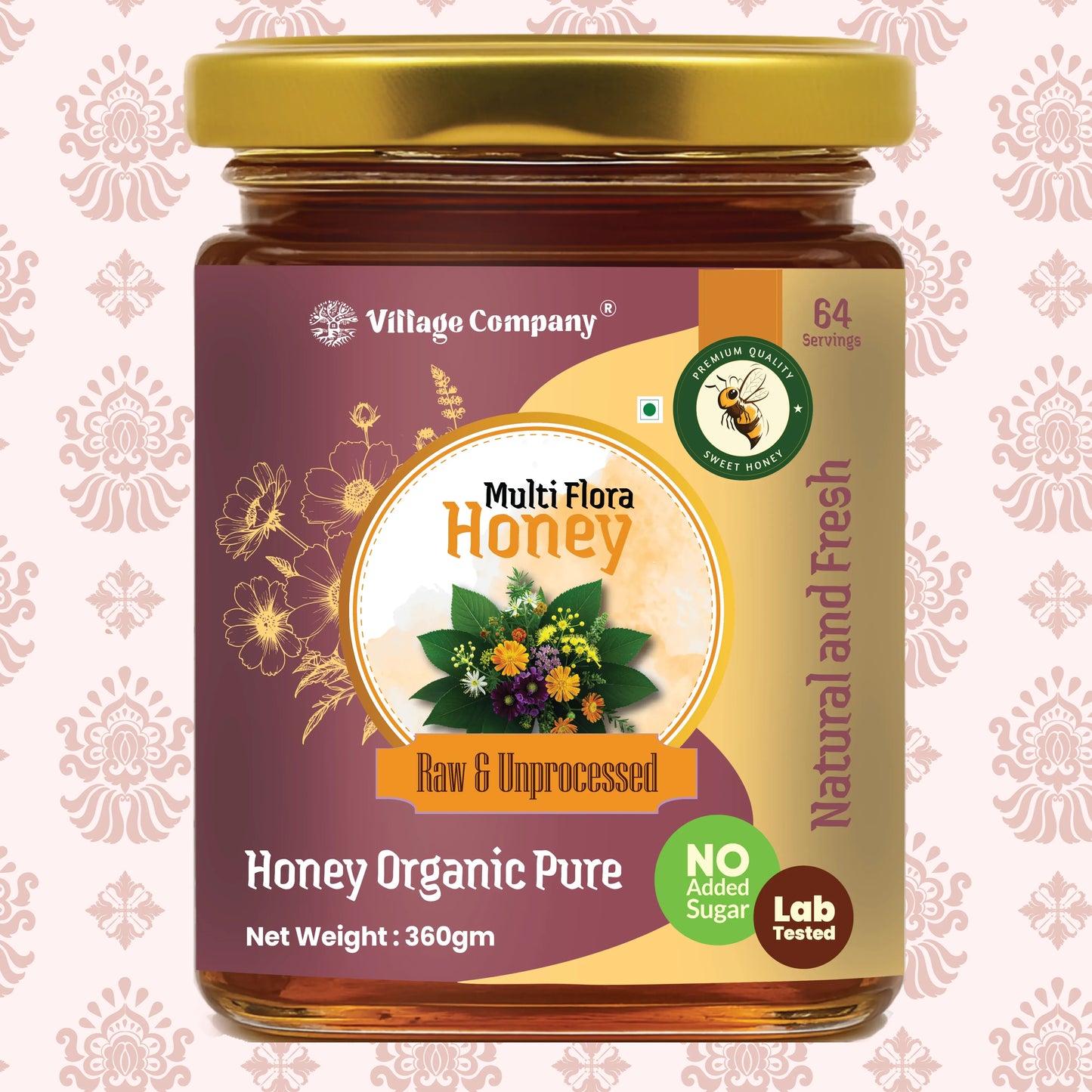 Village Company Organic Multiflora Honey