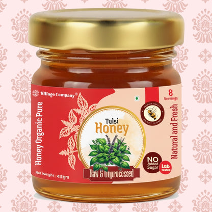 Tulsi Blossom Raw Organic Honey