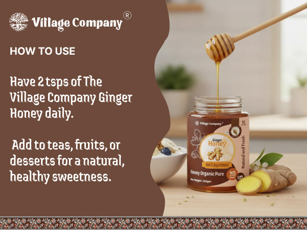 Ginger Blossom Raw Organic Honey