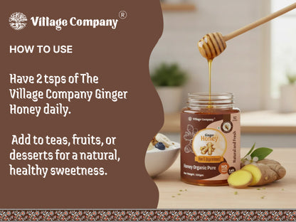 Ginger Blossom Raw Organic Honey