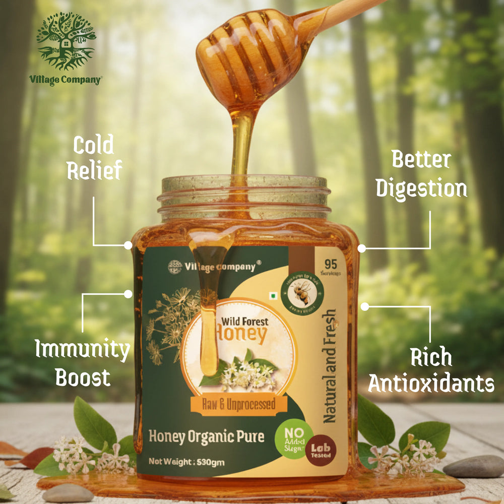 Wild Forest Blossom Raw Organic Honey