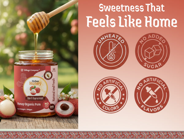 Litchi  Blossom Raw Organic Honey