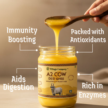 A2 Bilona Kangayam Cow Bilona Ghee from Villages of Tamil Nadu