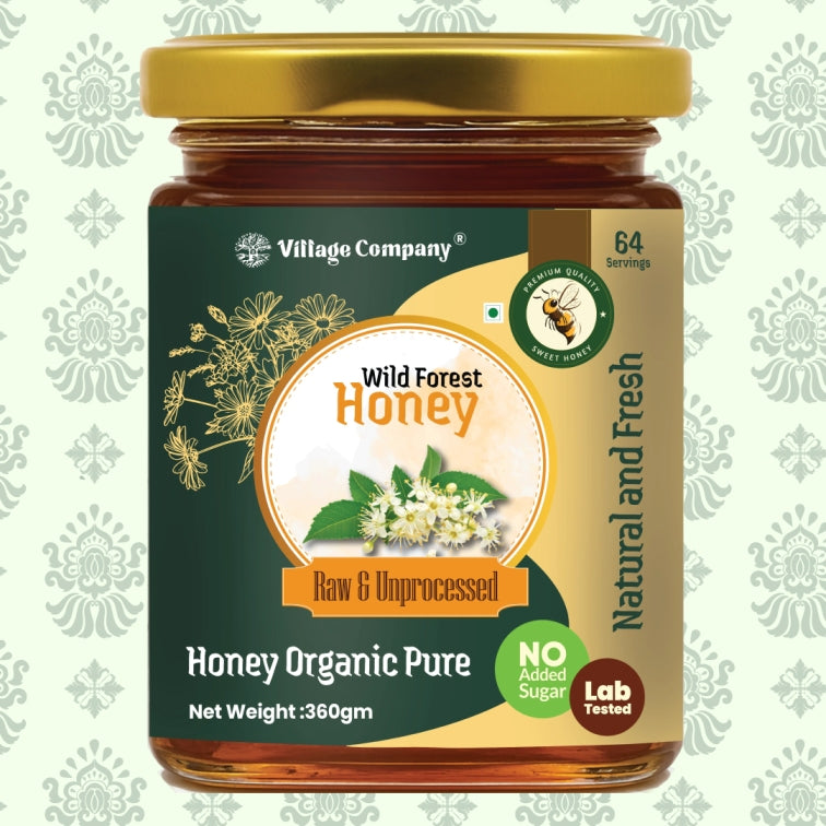Wild Forest Blossom Raw Organic Honey