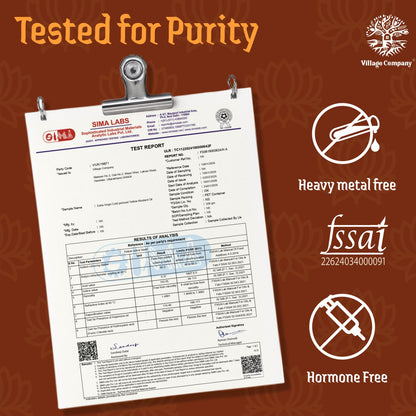 Unrefined Wood-Pressed Yellow Mustard Oil | Cold-Pressed | Glass Bottle | High Pungency | Nothing Added or Extracted |